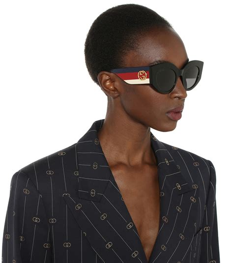 gucci sunglasses at macy's|gucci oversized cat eye sunglasses.